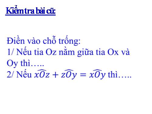 Chương II. §6. Tia phân giác của góc