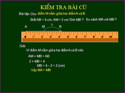 Chương I. §10. Trung điểm của đoạn thẳng