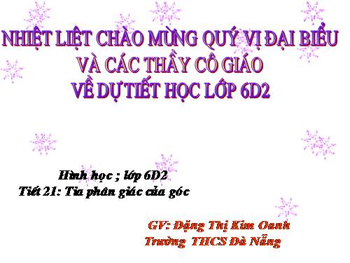 Chương II. §6. Tia phân giác của góc