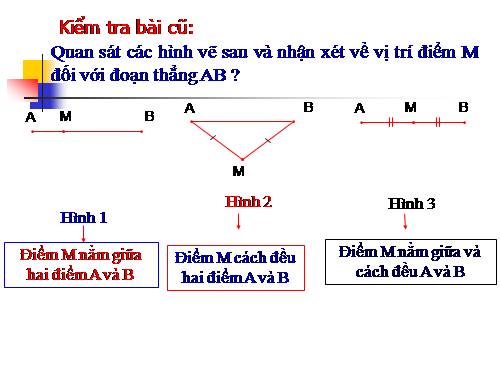 Chương I. §10. Trung điểm của đoạn thẳng