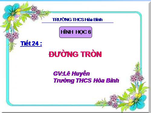 Chương II. §8. Đường tròn