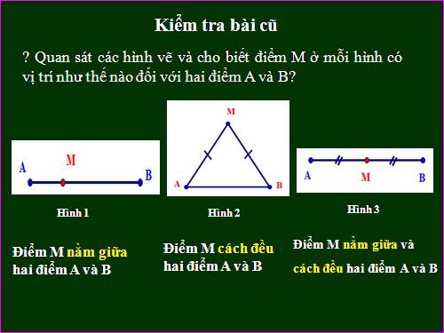 Chương I. §10. Trung điểm của đoạn thẳng