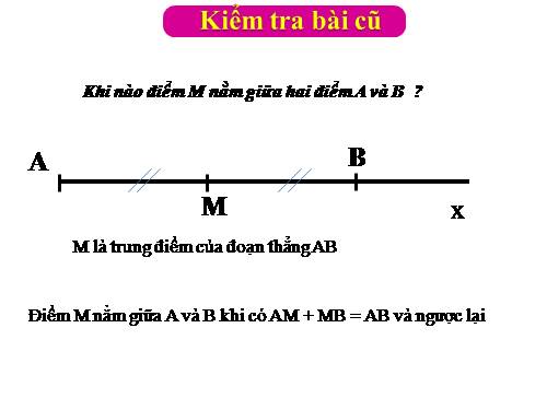 Chương I. §10. Trung điểm của đoạn thẳng