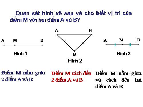 Chương I. §10. Trung điểm của đoạn thẳng