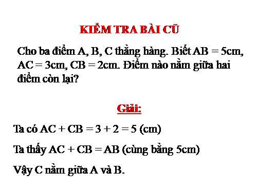 Chương I. §9. Vẽ đoạn thẳng cho biết độ dài