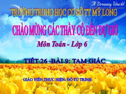 Chương II. §9. Tam giác