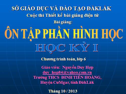 Ôn tập Chương I. Đoạn thẳng