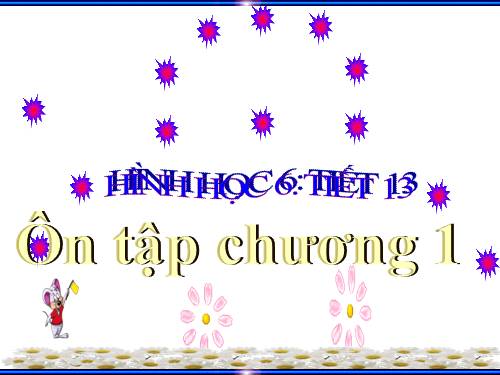 Ôn tập Chương I. Đoạn thẳng