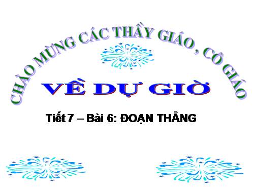 Chương I. §6. Đoạn thẳng