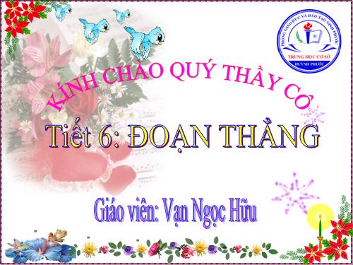 Chương I. §6. Đoạn thẳng