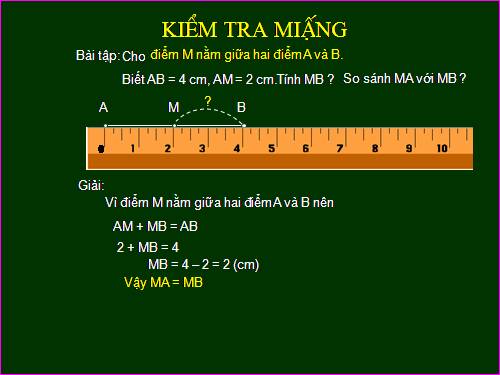 Chương I. §10. Trung điểm của đoạn thẳng