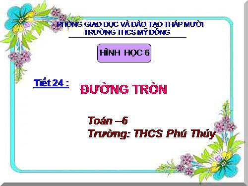 Chương II. §8. Đường tròn