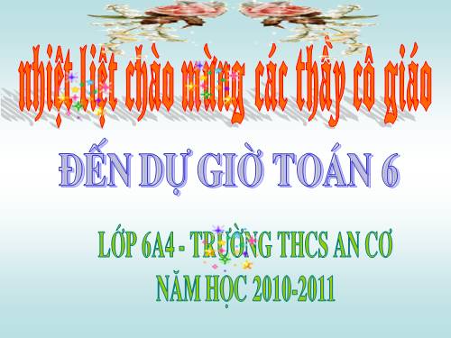 Chương II. §5. Vẽ góc cho biết số đo