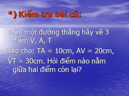 Chương I. §9. Vẽ đoạn thẳng cho biết độ dài