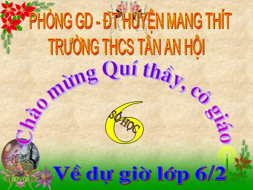 Chương I. §10. Trung điểm của đoạn thẳng