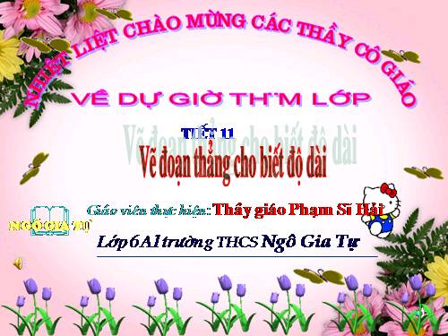 Chương I. §9. Vẽ đoạn thẳng cho biết độ dài