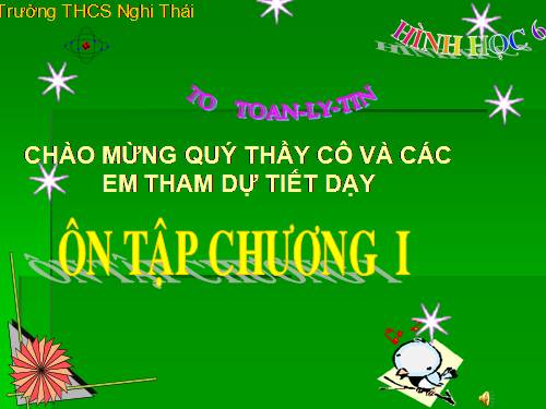 Ôn tập Chương I. Đoạn thẳng