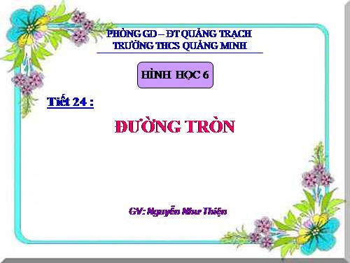 Chương II. §8. Đường tròn