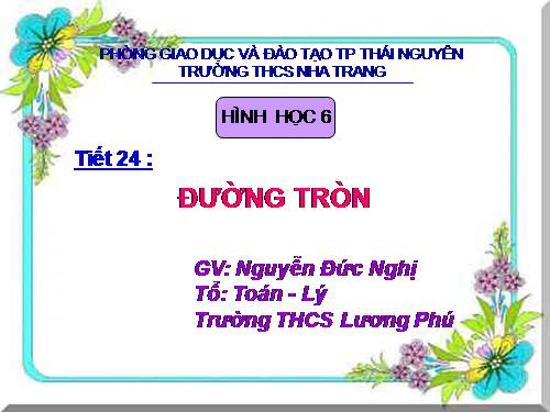 Chương II. §8. Đường tròn