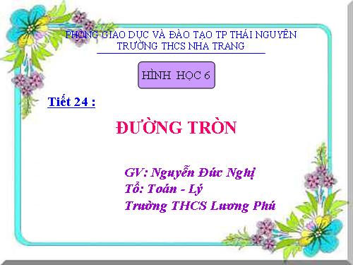 Chương II. §8. Đường tròn