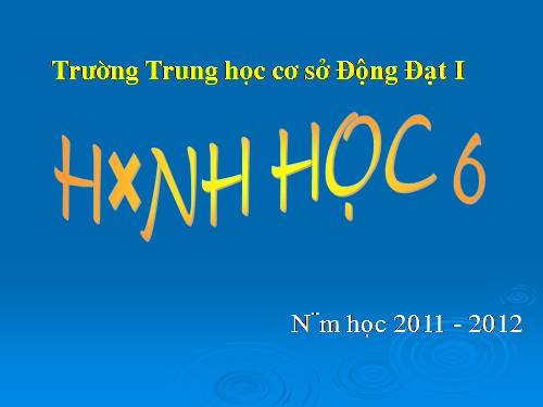 Chương II. §7. Thực hành đo góc trên mặt đất