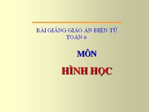 Chương II. §1. Nửa mặt phẳng