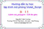 Tự học lập trình mô phỏng