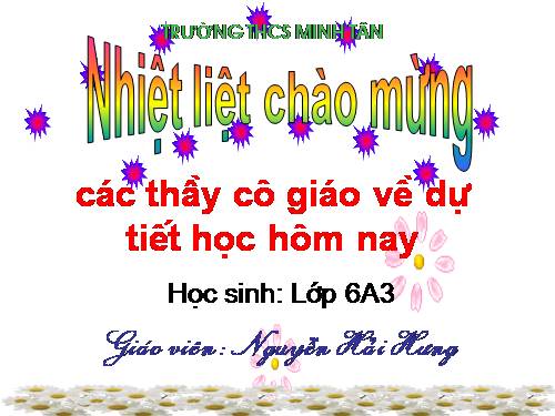 Chương I. §10. Trung điểm của đoạn thẳng