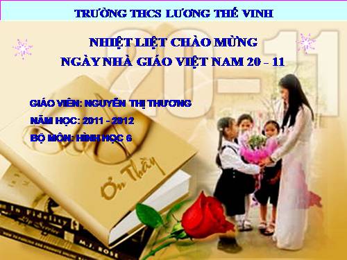 Chương I. §10. Trung điểm của đoạn thẳng