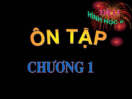 Ôn tập Chương I. Đoạn thẳng