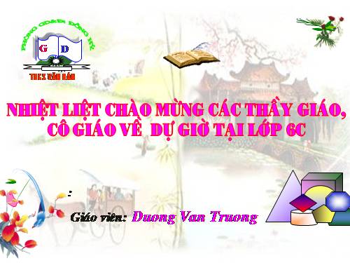 Chương I. §10. Trung điểm của đoạn thẳng