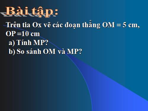 Chương I. §10. Trung điểm của đoạn thẳng