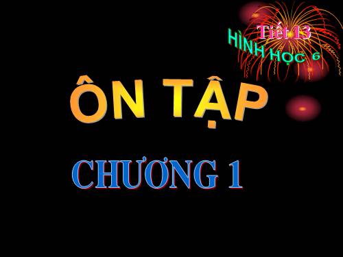 Ôn tập Chương I. Đoạn thẳng