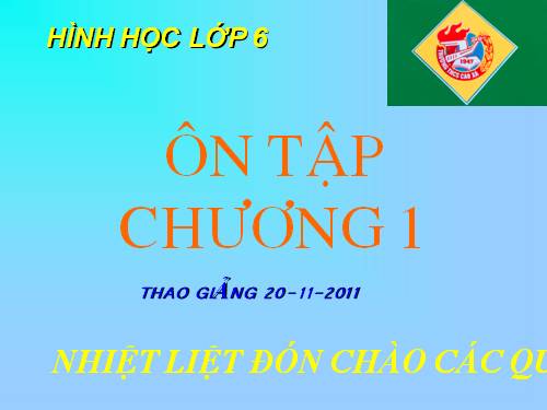 Ôn tập Chương I. Đoạn thẳng