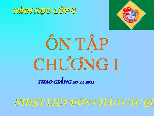 Ôn tập Chương I. Đoạn thẳng