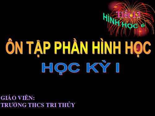 Ôn tập Chương I. Đoạn thẳng