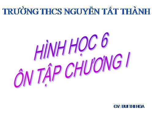 Ôn tập Chương I. Đoạn thẳng