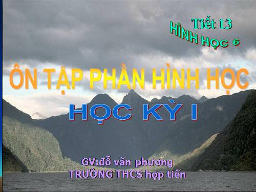 Ôn tập Chương I. Đoạn thẳng