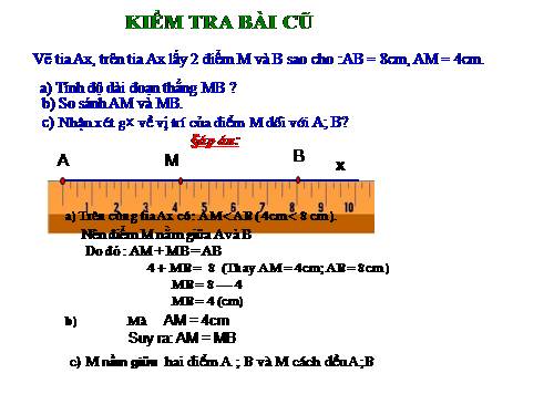 Chương I. §10. Trung điểm của đoạn thẳng