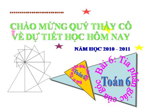 Chương II. §6. Tia phân giác của góc