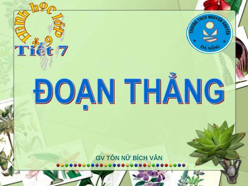 Chương I. §6. Đoạn thẳng