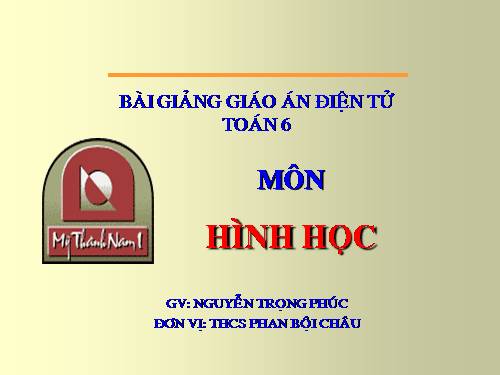 Chương II. §1. Nửa mặt phẳng