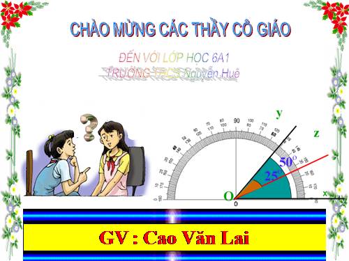 Chương II. §6. Tia phân giác của góc