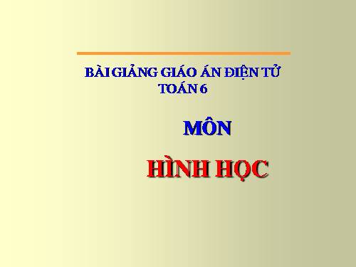 Chương II. §1. Nửa mặt phẳng