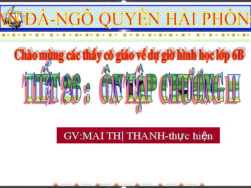 Ôn tập Chương II. Góc