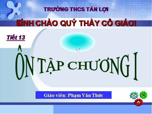 Ôn tập Chương I. Đoạn thẳng