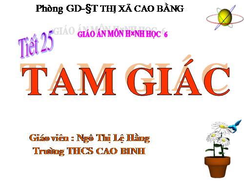 Chương II. §9. Tam giác