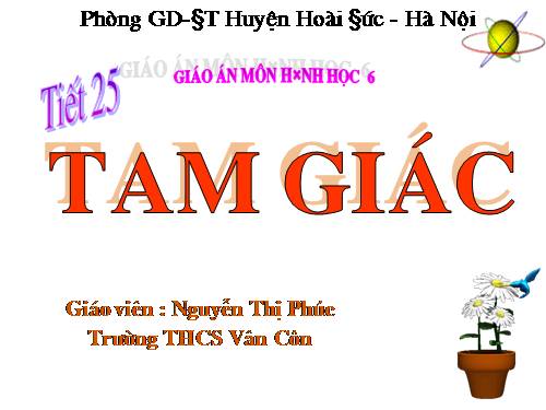 Chương II. §9. Tam giác