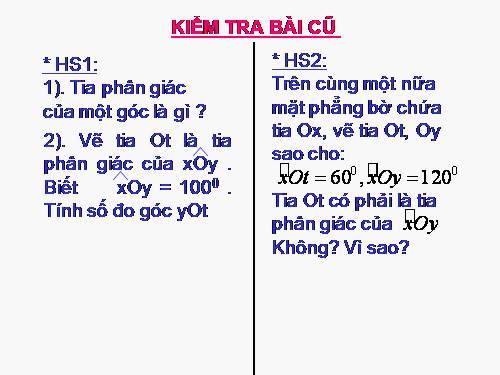 Chương II. §6. Tia phân giác của góc