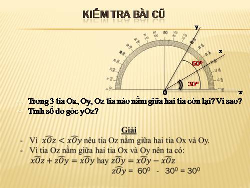 Chương II. §6. Tia phân giác của góc